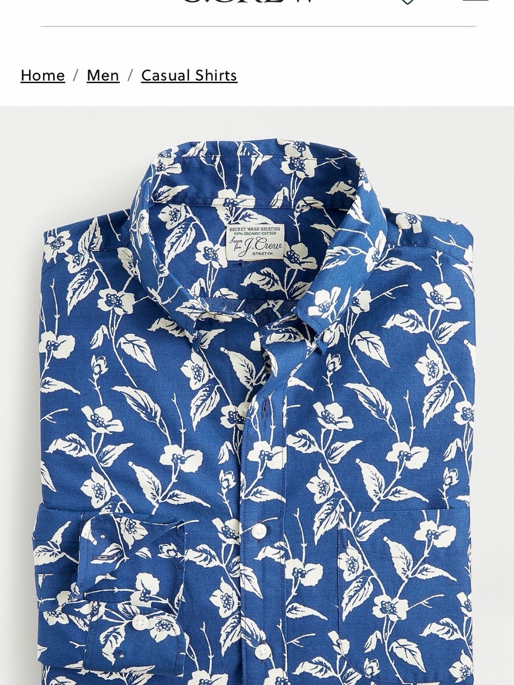 J. Crew Stretch Secret Wast Shirt